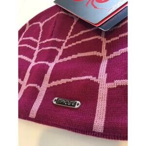 SPYDER Kyds Kids Girls WEB Winter Hat Berry SKI Snow Boarding‎ 1 Size youth